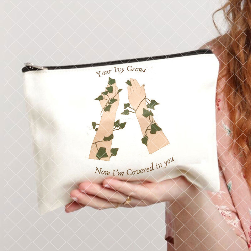 Taylor Music Swift álbum impreso lienzo cosmético bolsa monedero de la moneda de las mujeres bolsa de lápiz transfronterizo comercio exterior