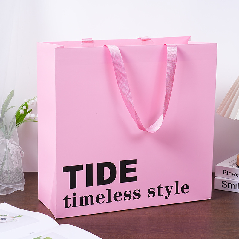 Bolsas de papel kraft sin cintura bolsas de mano logotipo ropa bolsas de regalo bolsas de papel bolsas de regalo bolsas de compras personalizadas