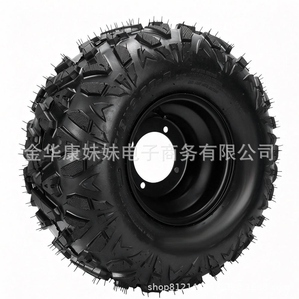 18/9.50-8 Thickened anti-puncture tire 8inch 4-hole rim all-terrain vehicle lawn