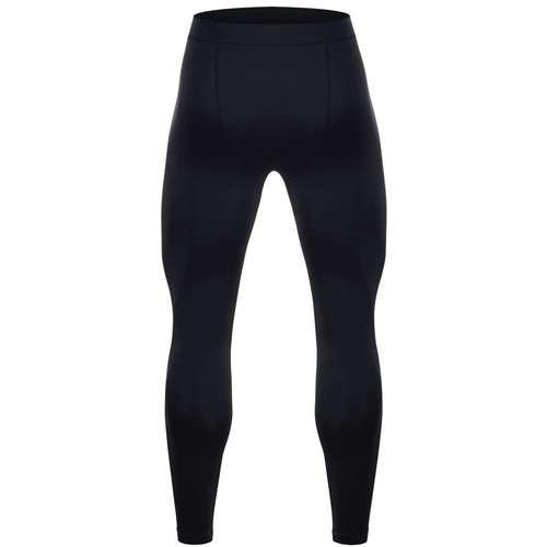 European and American cross-border all-black sports pants men's elastic quick-drying tights basketball sweat training running fitness pants