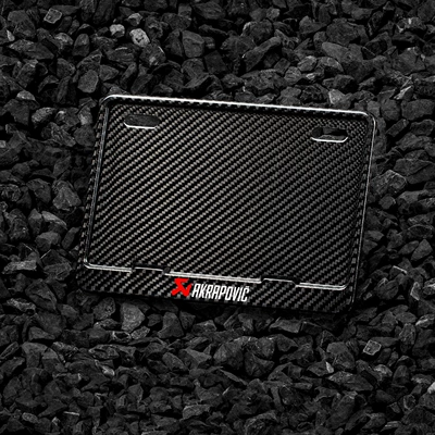 Nömrə qabı license plate frame, rear license - motorcycle-molded-dry-carbon-twill-scorpion