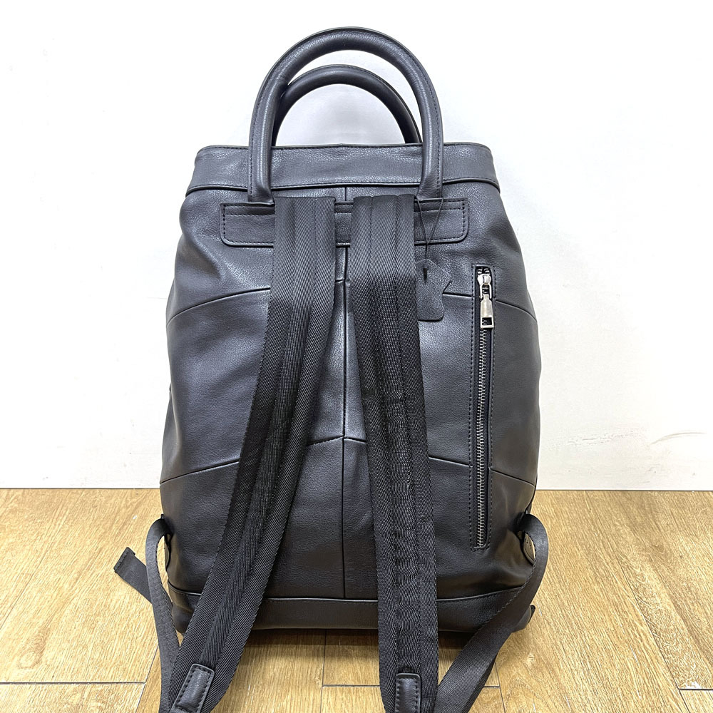 Large Backpack, Simple Casual Top Layer Cowhide Backpack, Business Travel Computer Backpack_voghion.com
