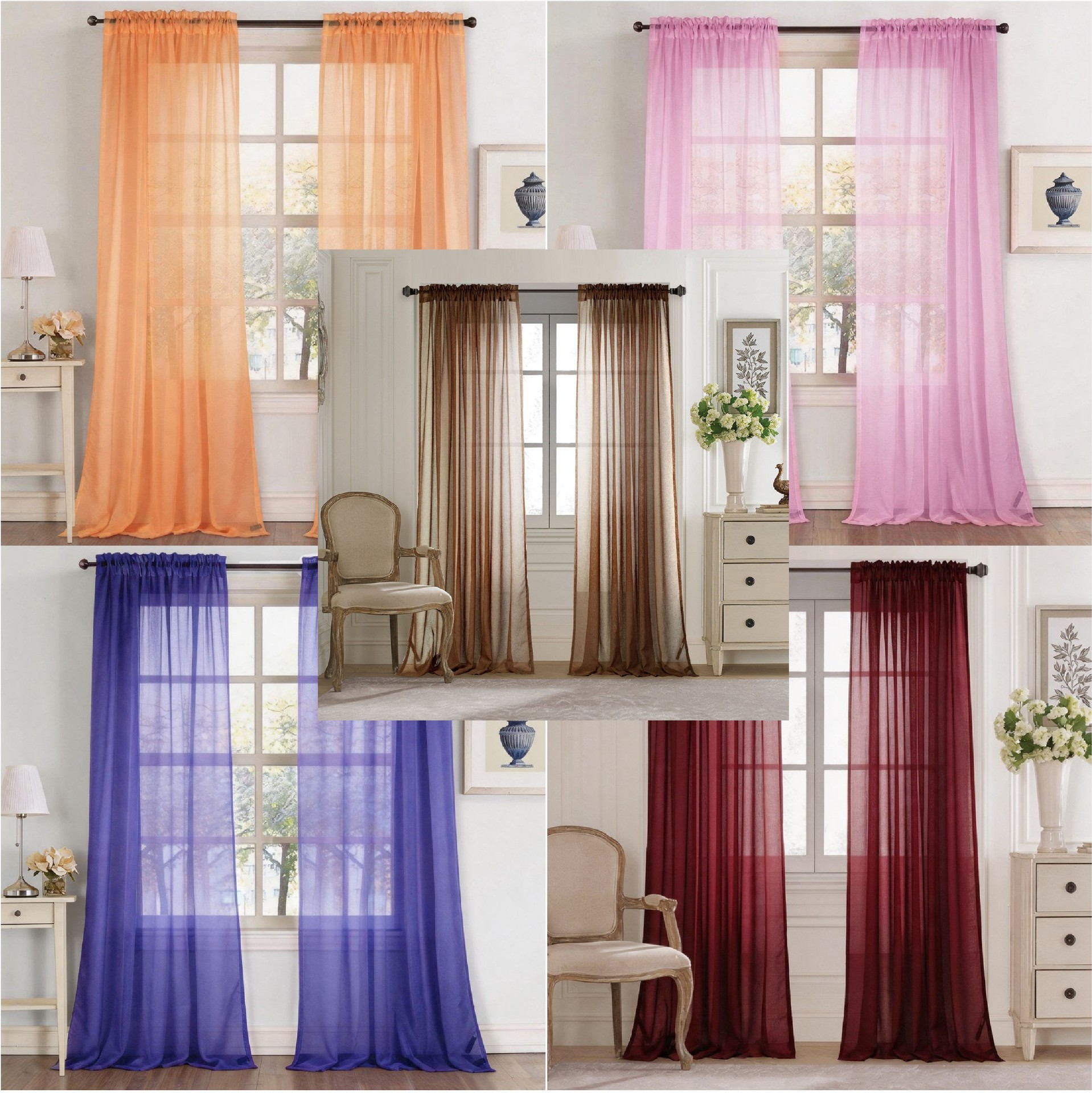 Amazon transfronterizo todo color cortina vertical dormitorio comedor partición residencial translucente protección solar cortina de producto acabado