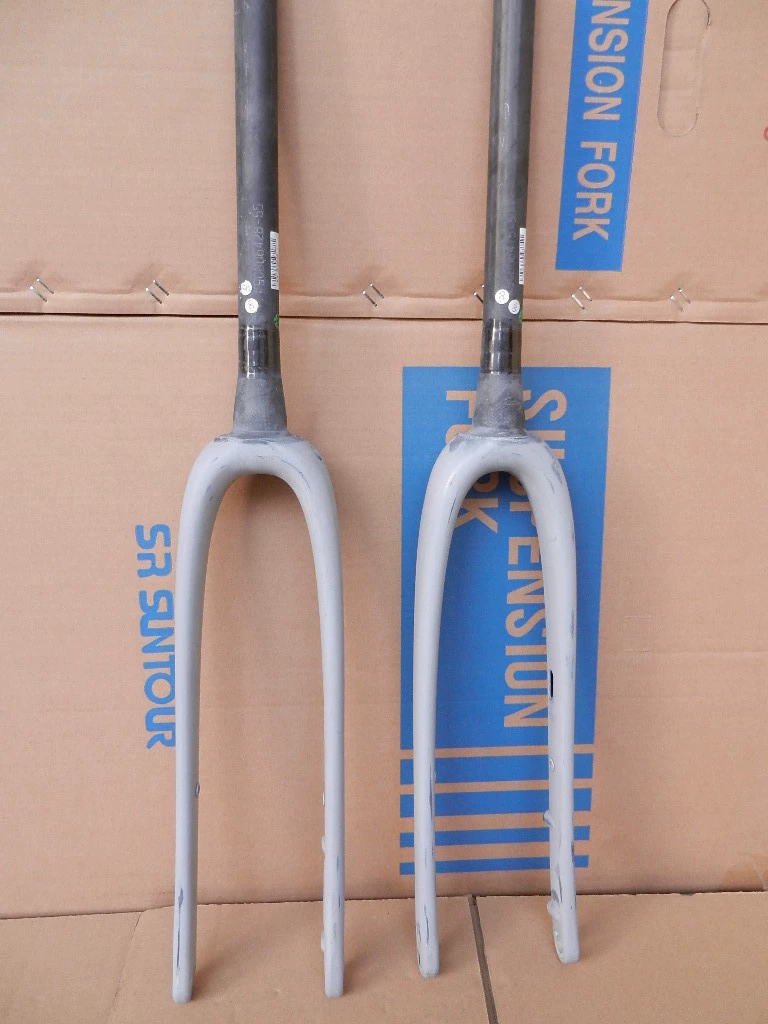 Шоссейная трасса Полноуглеродная передняя вилка барабана оси дискового тормоза версия для обработки заготовки углеродного волокна универсал конус передняя вилка