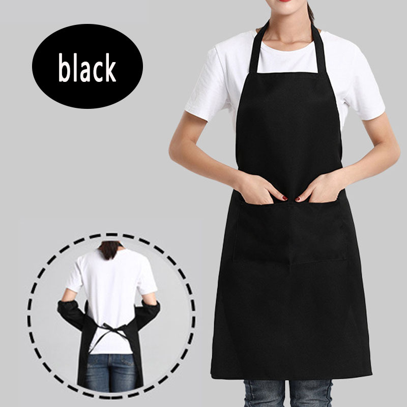 Algodón de lona grueso delantal de cocina café barbería ropa de trabajo carpintería jardinería correa de vaqueros cintura fábrica al por mayor