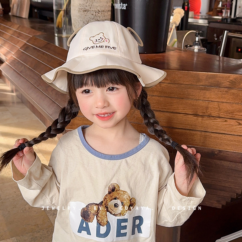 Sombreros para bebés primavera y otoño verano delgado sombrero de protección solar para bebés, sombrero de pescador para bebés, sombrero de sol