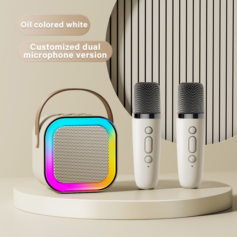 Cross-Border E-Commerce Wireless Bluetooth Speaker K12 Microphone Live Broadcast Home Song Tape Microphone Audio Wholesale Customization