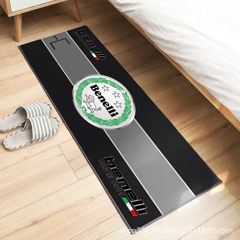 Cross-border Amazon bestseller TEMU motorcycle enthusiast motorcycle display mat, dirt-resistant and easy to clean, living room floor mat