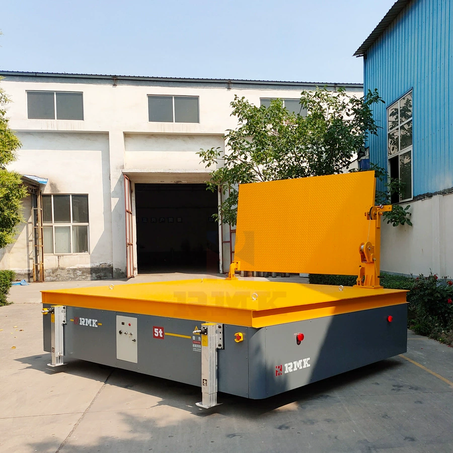 Электрический плоский грузовик Ruimaike с откидной платформой для обработки грузов и длительным сроком службы батареи