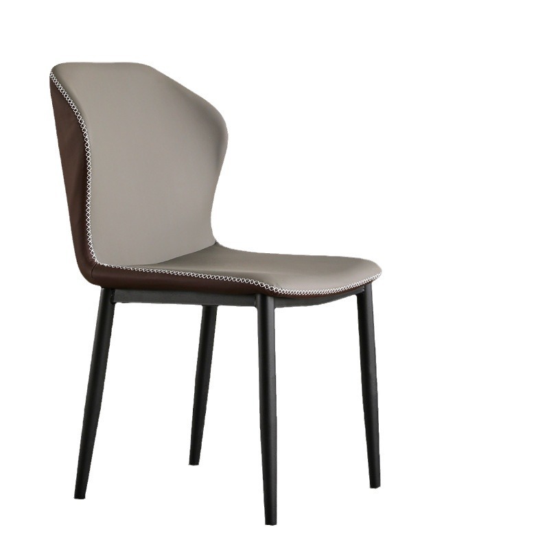 Silla de comedor transfronteriza personalizada silla de respaldo de hierro forjado simple silla de hotel mesa de comedor silla