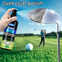 跨境高尔夫球杆清洁剂铁杆推杆球握把表面喷雾去除污垢台球杆抛光