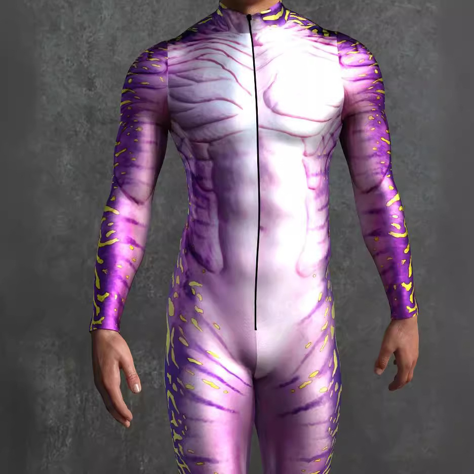 Skeleton, overall, 2023 collection, new collection, halloween, cosplay, tight, 3D 5