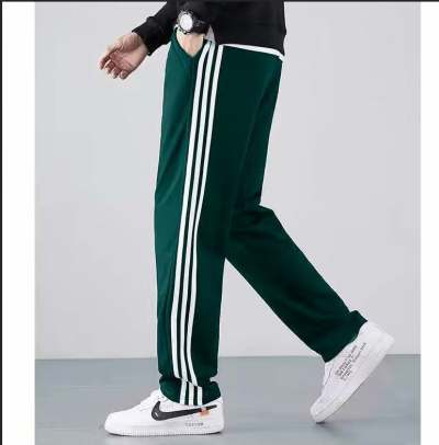 Primavera y otoño traje deportivo casual suéter cardigan de manga larga para hombres guapo par universitario de tres polos traje suelto de dos piezas