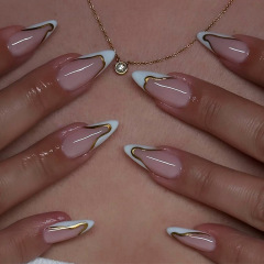 ウェアラブルネイル純粋な手作りフランス 3D 立体ハロウィンウェアラブルネイルpressonnailsネイルパッチウェアラブルネイル卸売