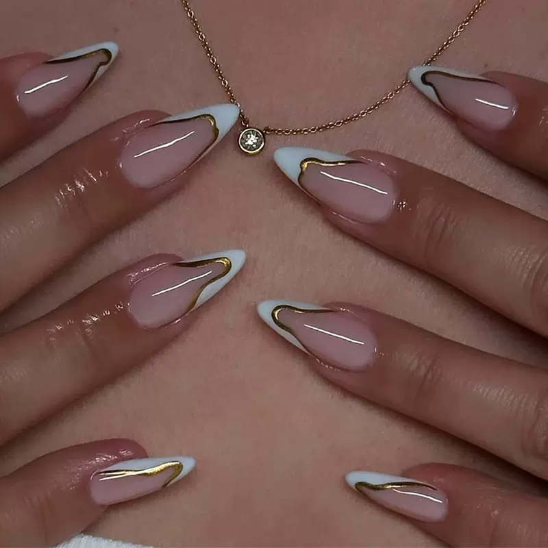 穿戴甲纯手作法式3D立体万圣穿戴甲pressonnails甲片穿戴甲批发