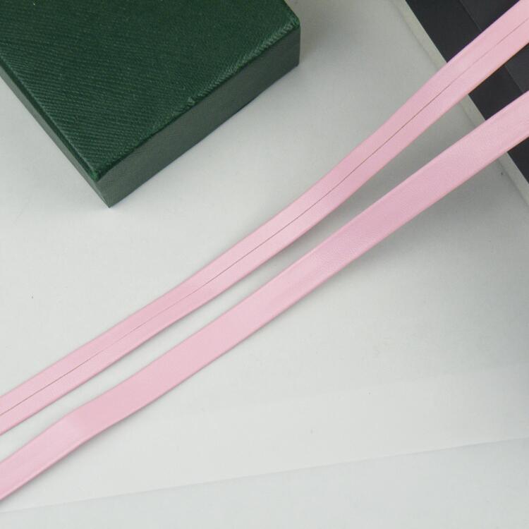 1 cm de color pu prensado banda de borde accesorios de prenda de vestir banda de borde textil decoración de cuero accesorios cuerda