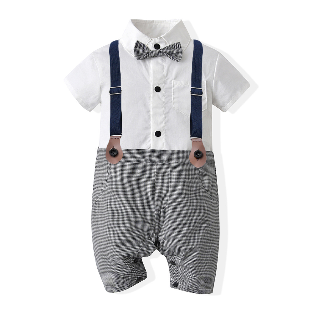 Nuevo producto coreano primavera camiseta de manga larga 2025 moda corbata bebé algodón largo para niños recién nacidos ropa de escalada