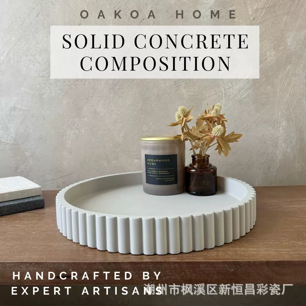 Трансграничные фруктовые тарелки для макияжа украшения тарелки для декоративных предметов высокопрочный цементный столовый контейнер скандинавские украшения