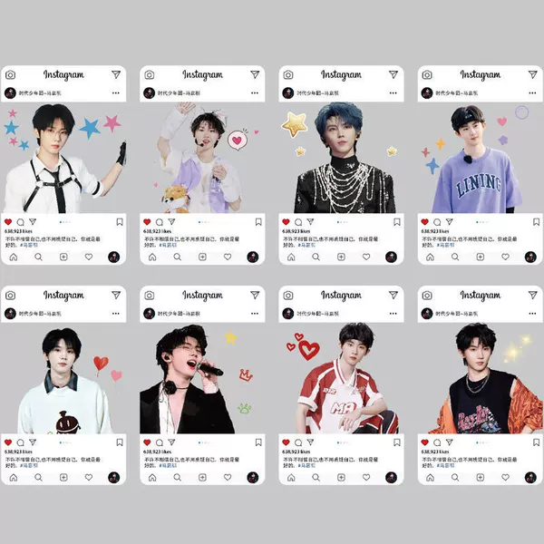 Ma Jiaqi-Highly transparent PVC transparent cards (8 sheets in a pack, size 3 inches)