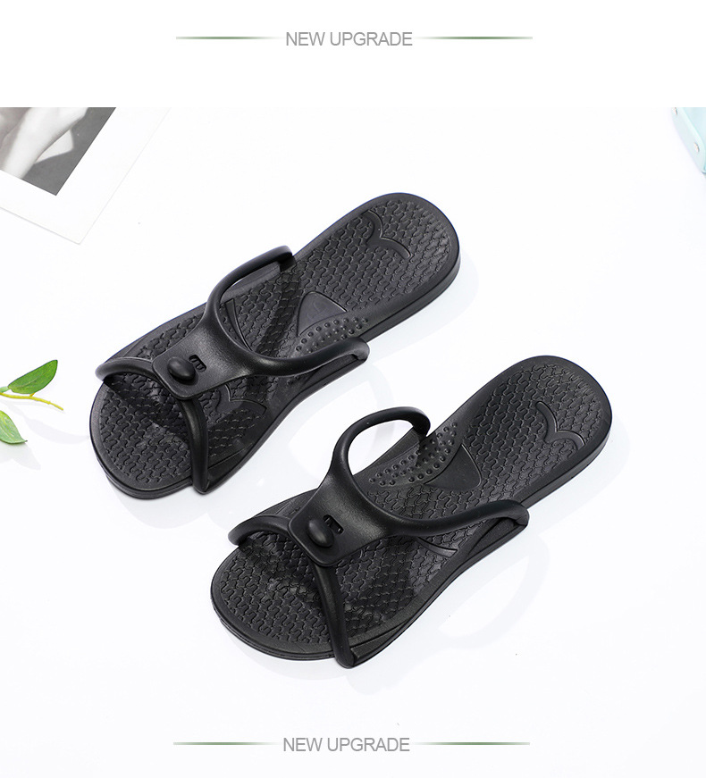 Unisex Basic Solid Color Open Toe Flip Flops display picture 8