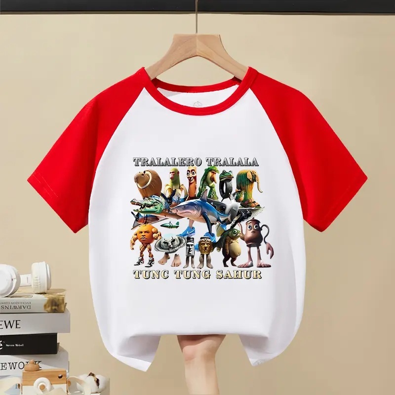 NASA アメリカの山と海の経典半袖子供用夏木棒忍者純綿 Tシャツ男の子と女の子のためのトレンディなトップス|undefined