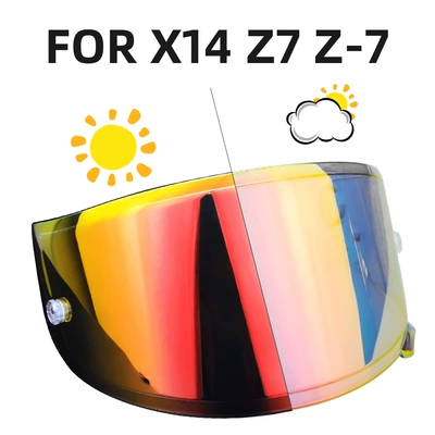 Motorcycle helmet color changing Dəbilqə (Kaska) aksesuarları - x14-aurora-red-discoloration