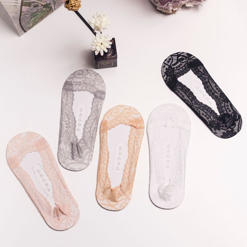 Invisible Boat Socks for Women, Summer Lace Silicone Non-Slip, Breathable, Versatile, Korean Style, Popular Classic Model, Factory Wholesale Invisible Boat Socks for Women, Summer Lace Silicone Non-Slip, Breathable, Versatile, Korean Style, Popular Classic Model, Factory Wholesale