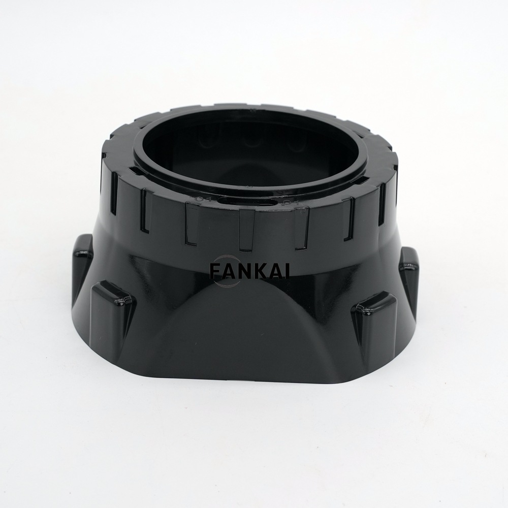 Venta al por mayor nuevo negro E02 cubierta decorativa coche faro modificado 3.0-pulgadas Q5 mar 5LED faro lente capucha