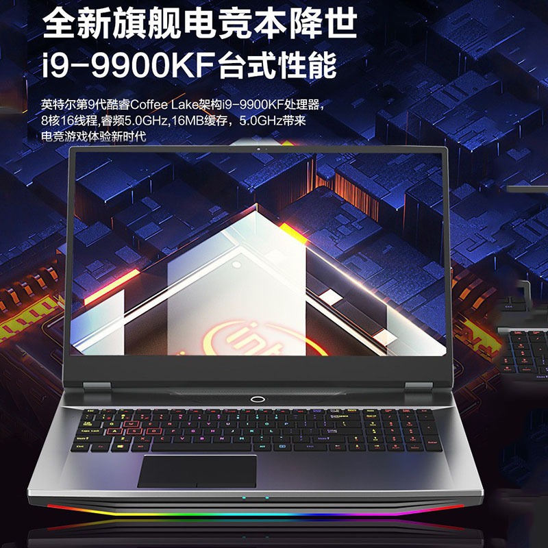 17.3 inch Core i9 portable game book GTX1650 4G exclusive electric competition wholesale custom notebook computer