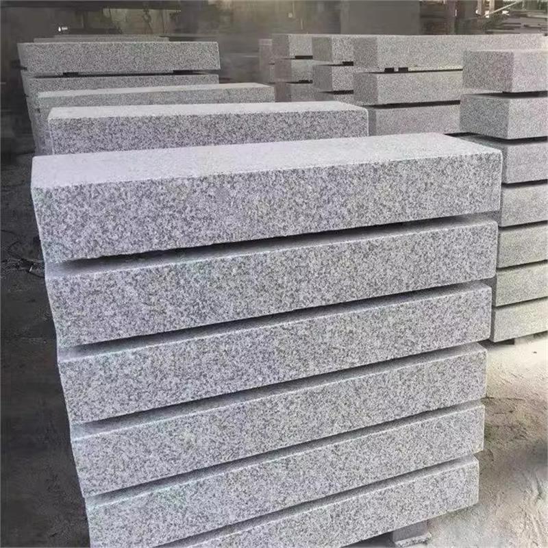 安徽安庆石材透水砖地铺石路牙石路平石树围石人造石路侧石路沿石