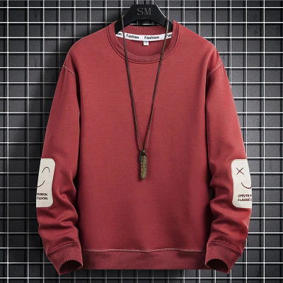 Camiseta de manga larga para hombres 2024 Nuevo estilo coreano camisa de moda de primavera y otoño marca de moda casual suéter de cuello redondo de todo el partido