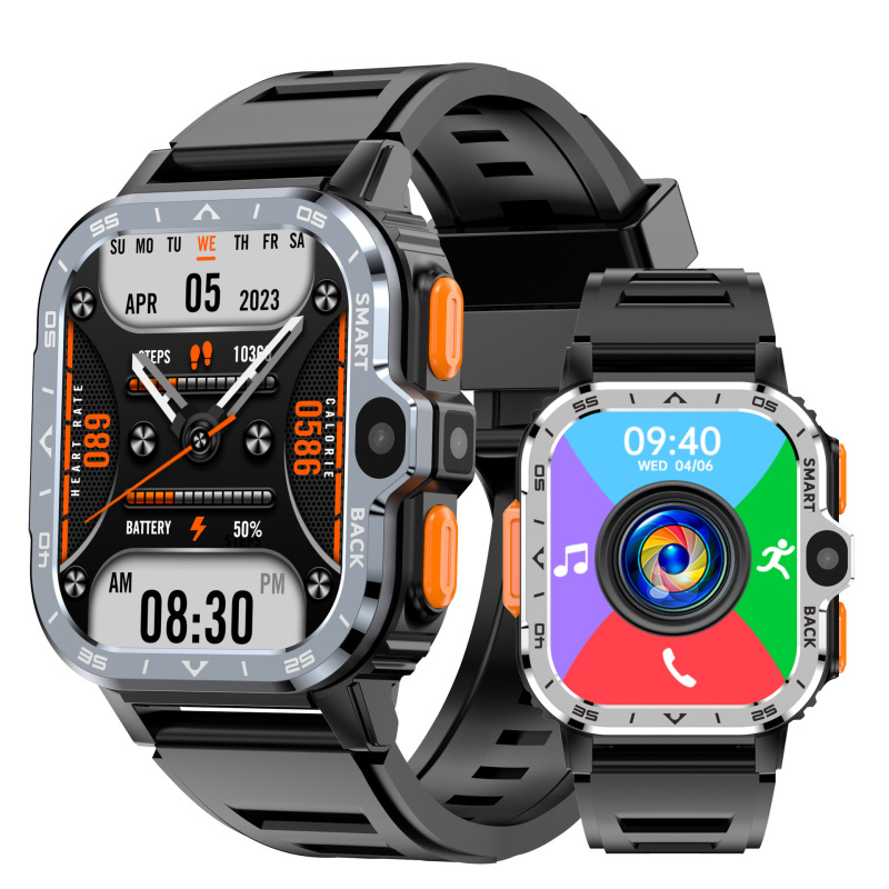 Pgd Watch Smartwatch with 5g Sim Card, Full Network Support, Built-In Google Store, Independent App Download, and Triple-Protection for Sports