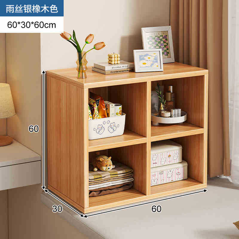 Librería pequeña en el balcón, ventana salediza, estantería, alféizar de la ventana, armario de almacenamiento, armario de almacenamiento, estante dividido de varias capas simple