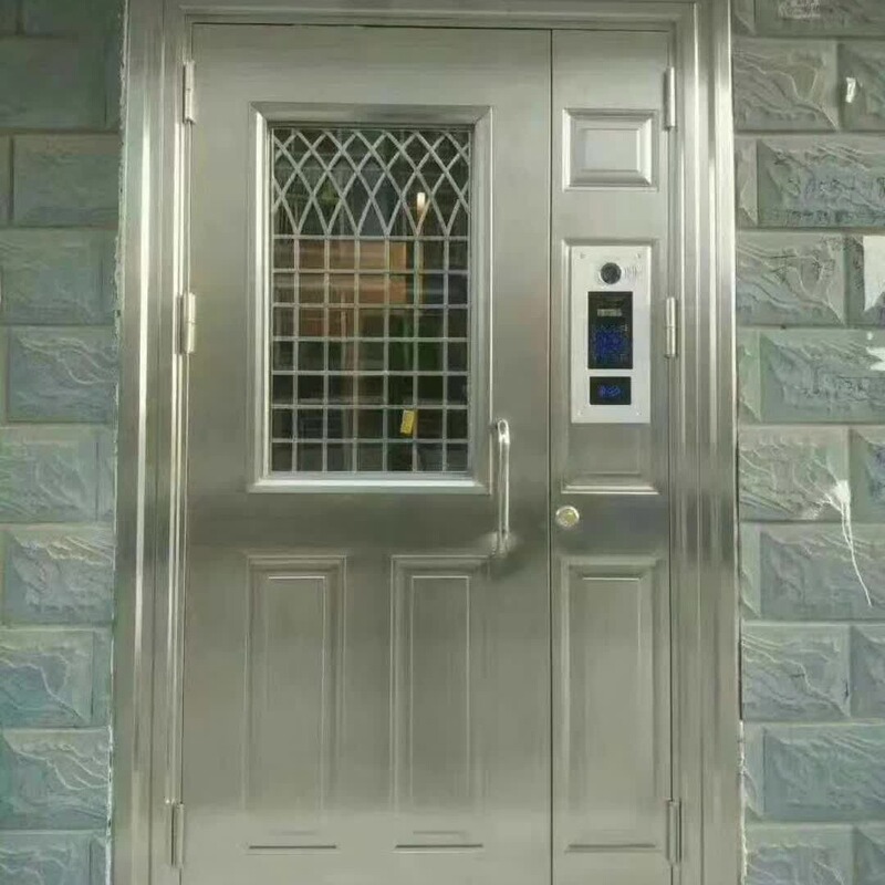 Shanxi, Hebei, Shandong, Zhejiang, Inner Mongolia, Shaanxi, Xinjiang, Qinghai Stainless Steel Building Doors, Unit Doors, Factory Nationwide Installation
