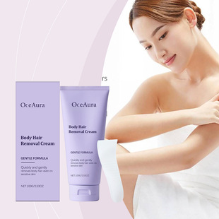 OCEAURA Body Hair Removal Cream Gentle Body Hair Removal Hand and Leg Hair Cleaning Unisex Hair Removal Skin Care Cream