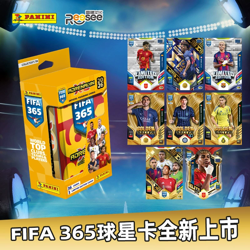 Подлинная карта звезды Paninii FIFA365 2026 новая коллекция Халанд Mbappé с автографом