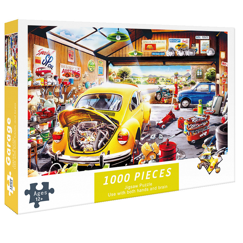 1.000 piezas de rompecabezas 1000 piezas de rompecabezas para niños versión para adultos niños y niñas de descompresión serie de curación de más de 6 años de edad 8-10 años