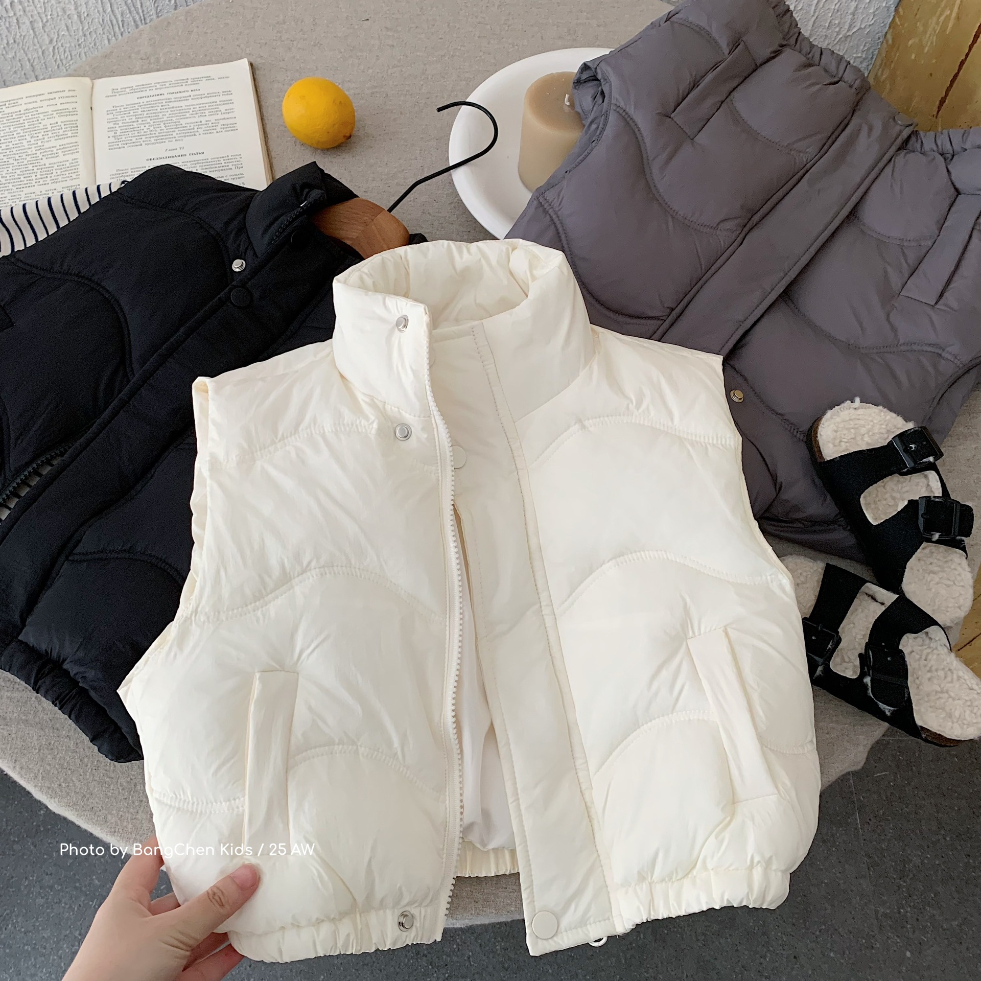 Children's demi-season vest