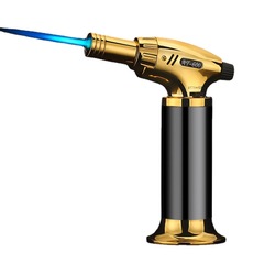 廠家直銷600號直衝防風噴槍打火機焊槍打火機 戶外燒烤用品1300℃