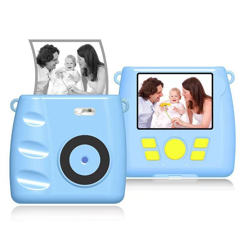 Nueva cámara de impresión Cámara digital para niños Polaroid lindo juguete de dibujos animados mini cámara de impresión HD