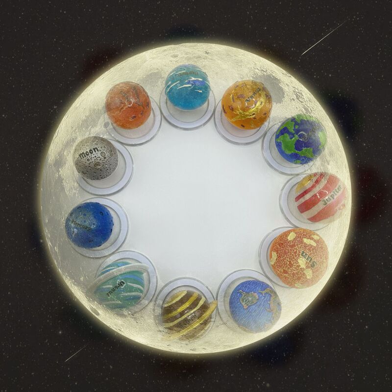 Creative Sun Universe Planet series magnetic suction magsafe bracket suitable for lazy people personalized fun simple men and women