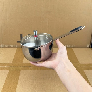 【出口德国】奶锅316不锈钢无涂层食品级宝宝辅食锅早餐热奶小锅