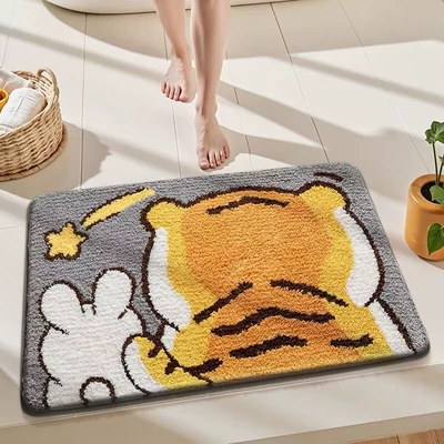 Household Mat, Entrance Bathroom Non-Slip, Avtomobil döşəmə paspasları - dreams-come-true-222-4060cm-imitation-cashmere