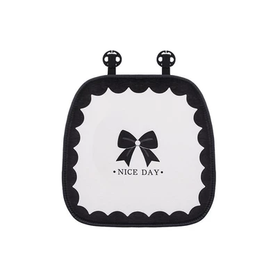 Bowknot Car Neck Pillow Cushion, Waist support - small-fragrant-bow-cushion-front-row