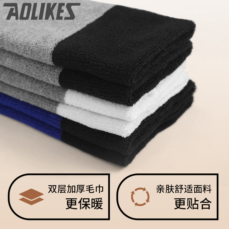 Invierno cálido rótula toalla engrosada polainas caliente ciclismo a prueba de frío rótula bailando de rodillas deportes de protección