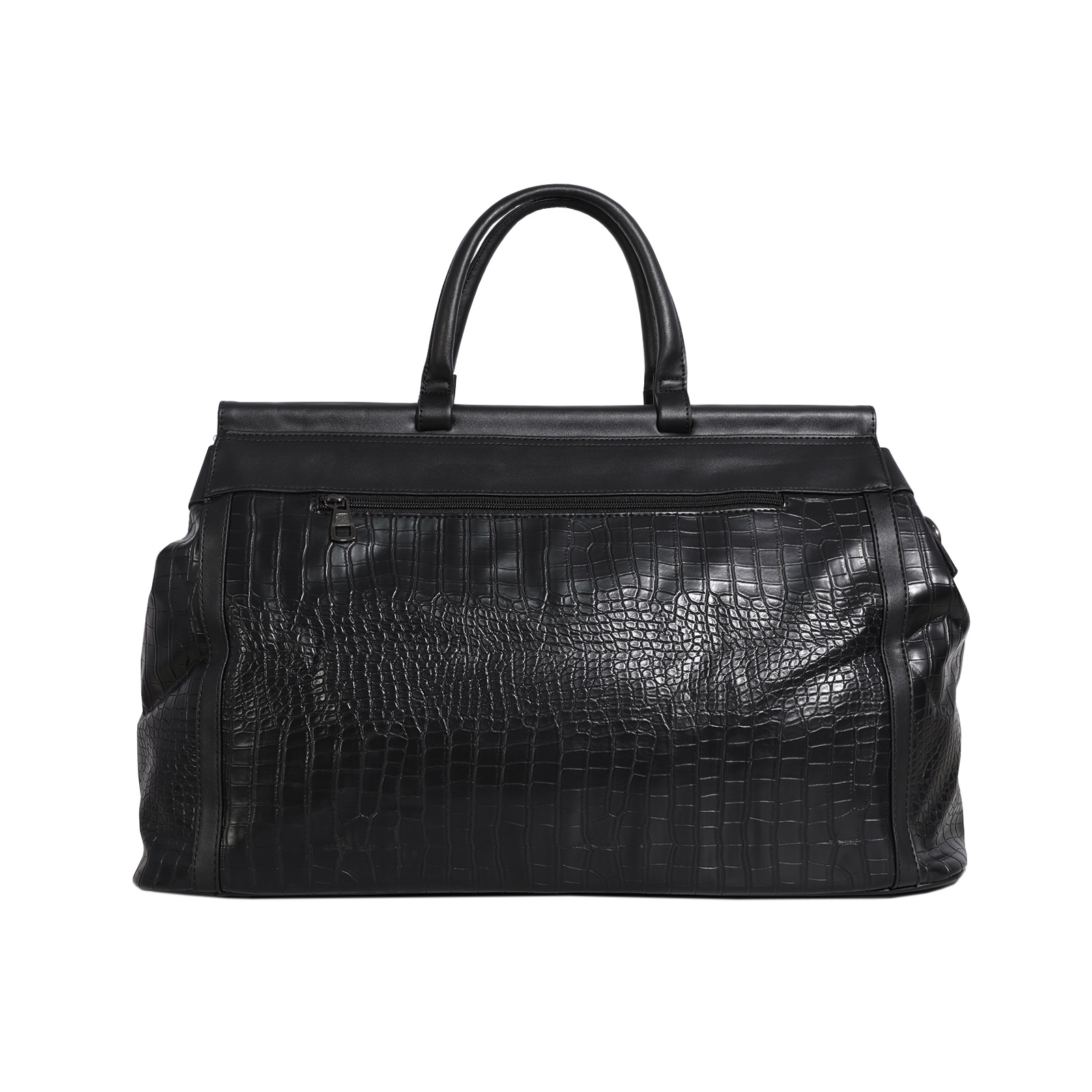 2026 Crocodile Pattern Travel Bag, Handheld Waterproof Men's Short Trip Large Capacity Travel Bag, Lightweight Soft Sports Gym Bag
