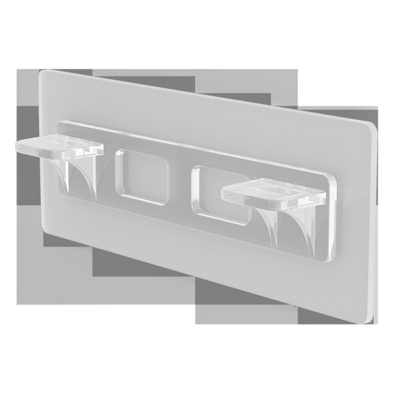 Soporte de capa de pasta sin fisuras gabinete libre de punzones en capas soporte de partición larga soporte de triángulo de armario cerca de soporte