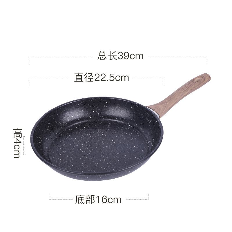 Nuevo y nuevo juego de ollas de cuatro piezas, regalo de la reunión anual, wok al por mayor, caja de regalo, olla de sopa doméstica, olla antiadherente