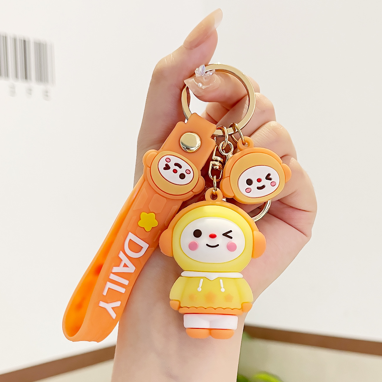 Venta directa de fábrica llavero colgante pequeño muñeca tridimensional llavero de coche mochila escolar colgante puesto al por mayor productos pequeños