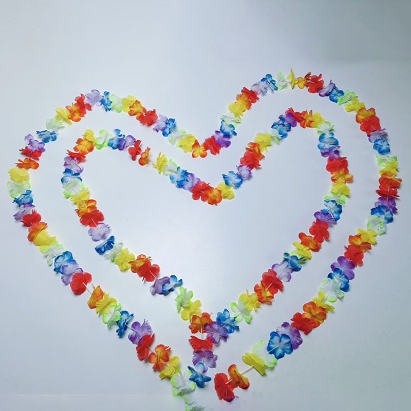 Nuevo transfronterizo de 6 metros de largo guirnaldas de flores programa de baile ropa colgante guirnaldas de colores accesorios de espectáculo en stock